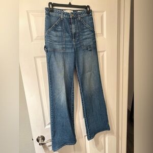 Wide leg jeans